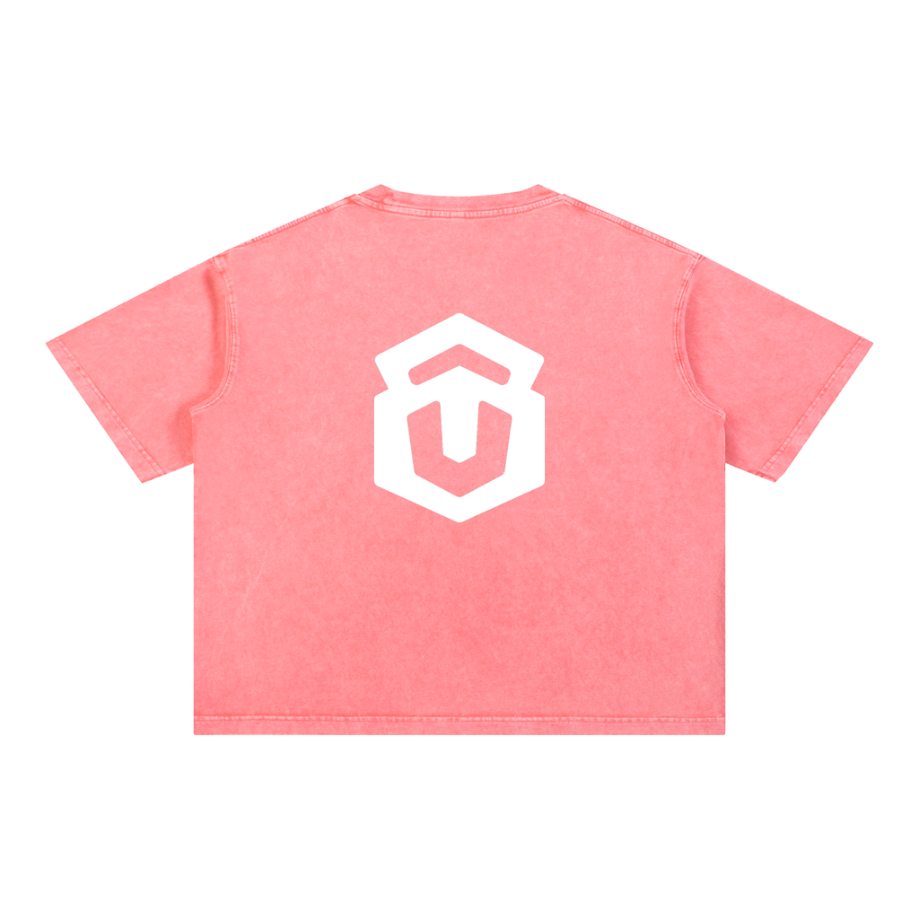 Mineral Wash Boxy Cotton T-Shirt