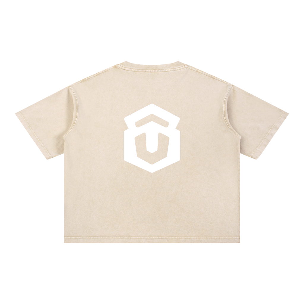 Mineral Wash Boxy Cotton T-Shirt