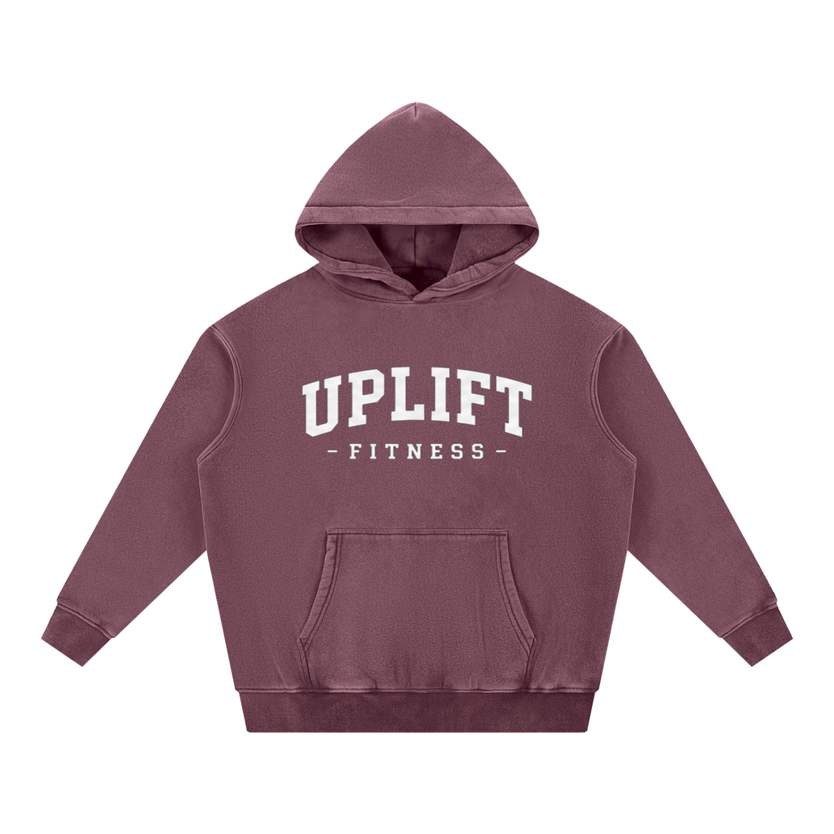 Snow Wash Fleece Oversize Hoodie