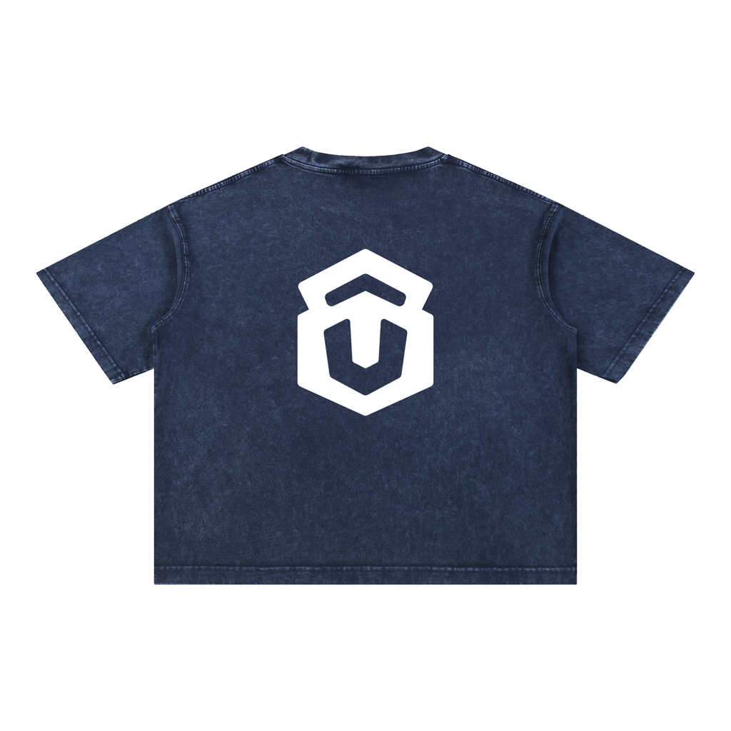 Mineral Wash Boxy Cotton T-Shirt