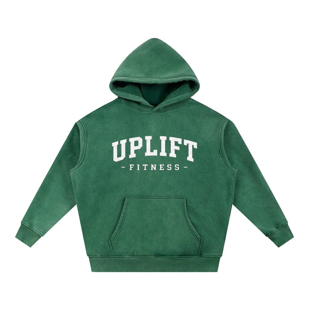 Snow Wash Fleece Oversize Hoodie