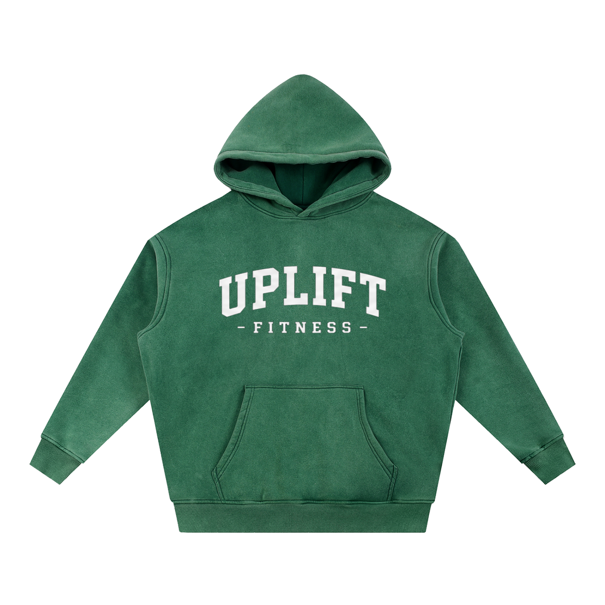 Snow Wash Fleece Oversize Hoodie