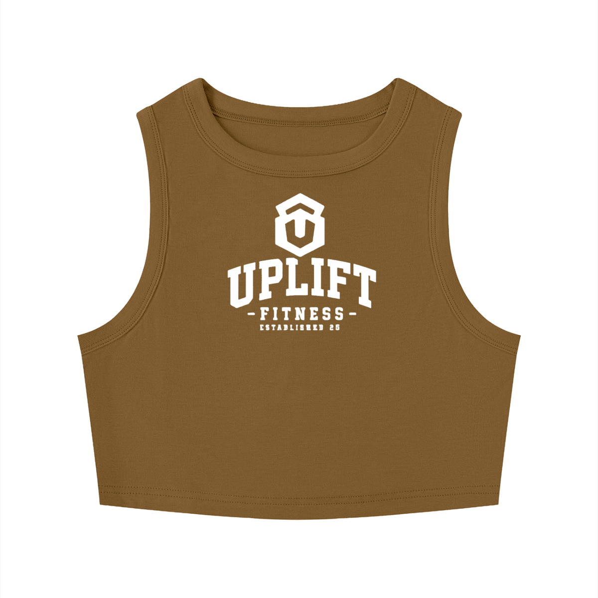 Women's Tight Crewneck Crop Tank Top