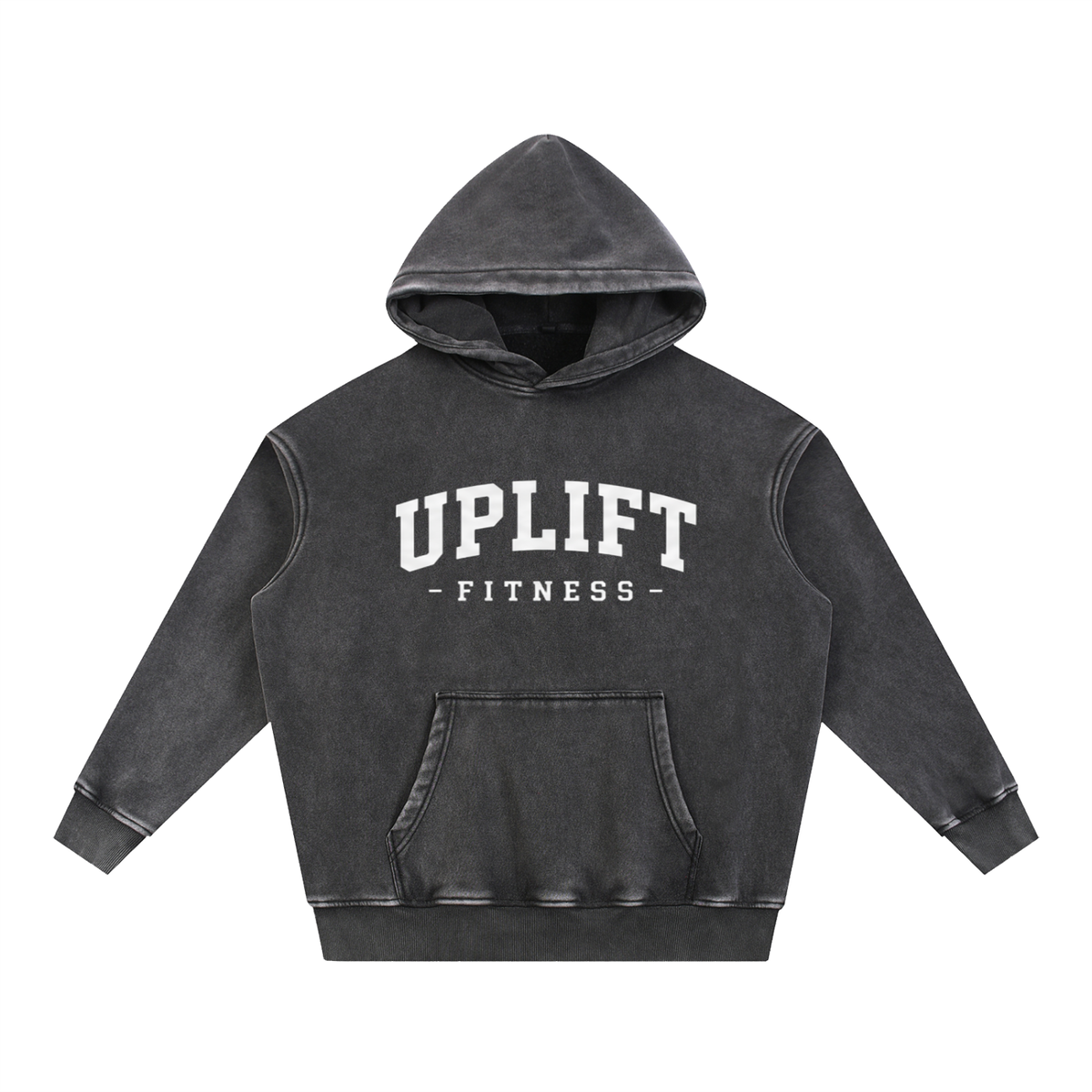Snow Wash Fleece Oversize Hoodie