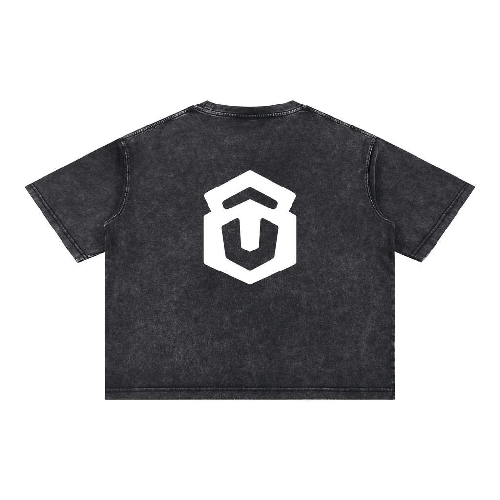 Mineral Wash Boxy Cotton T-Shirt