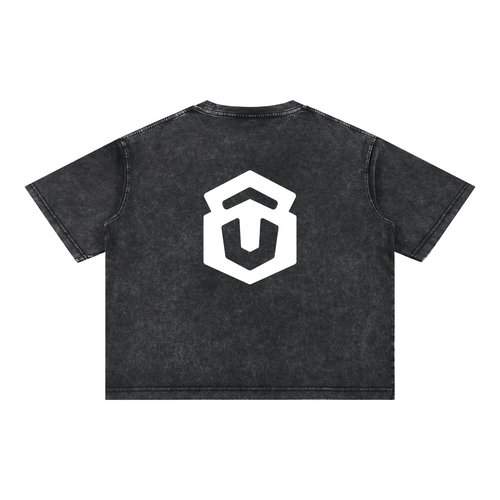 Mineral Wash Boxy Cotton T-Shirt