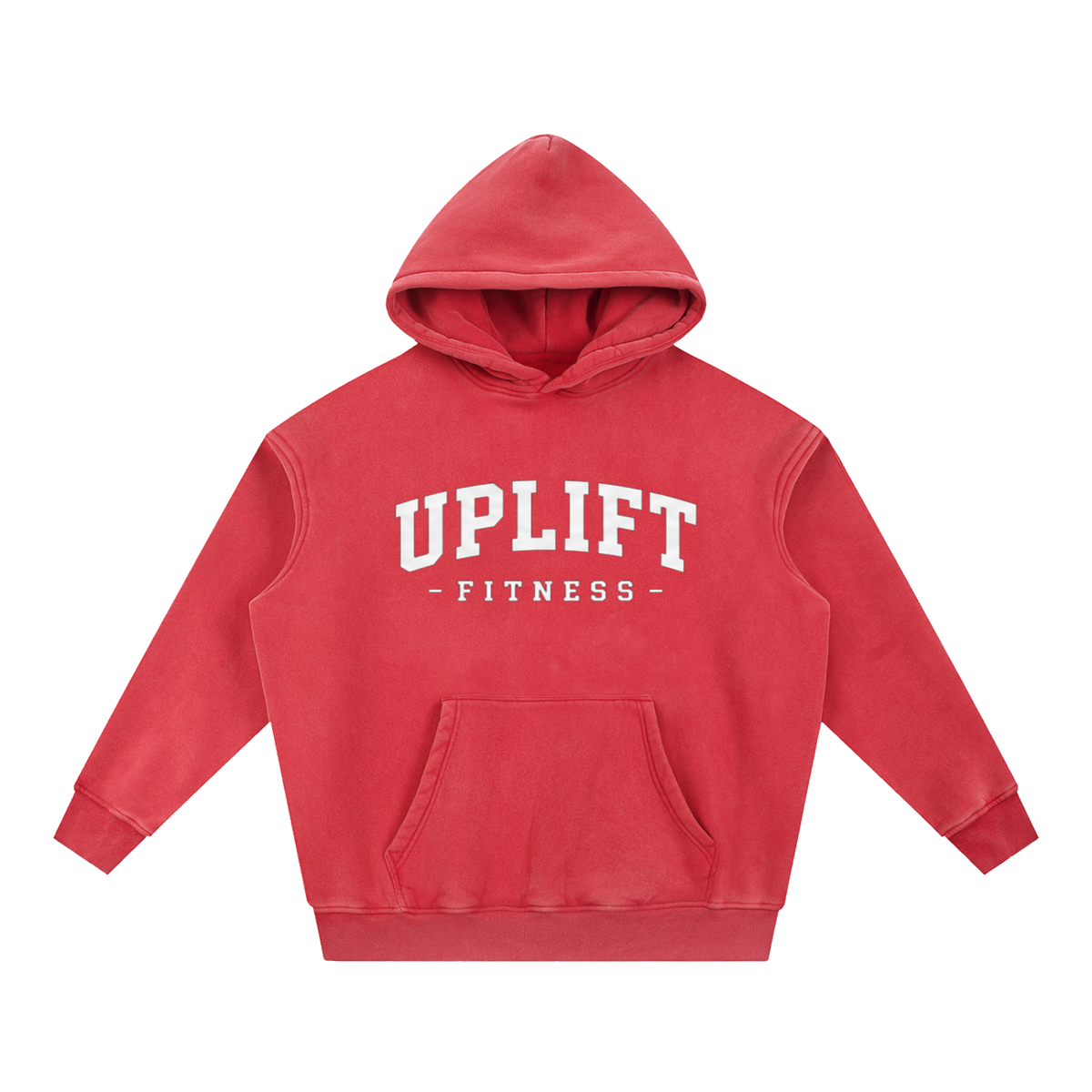 Snow Wash Fleece Oversize Hoodie