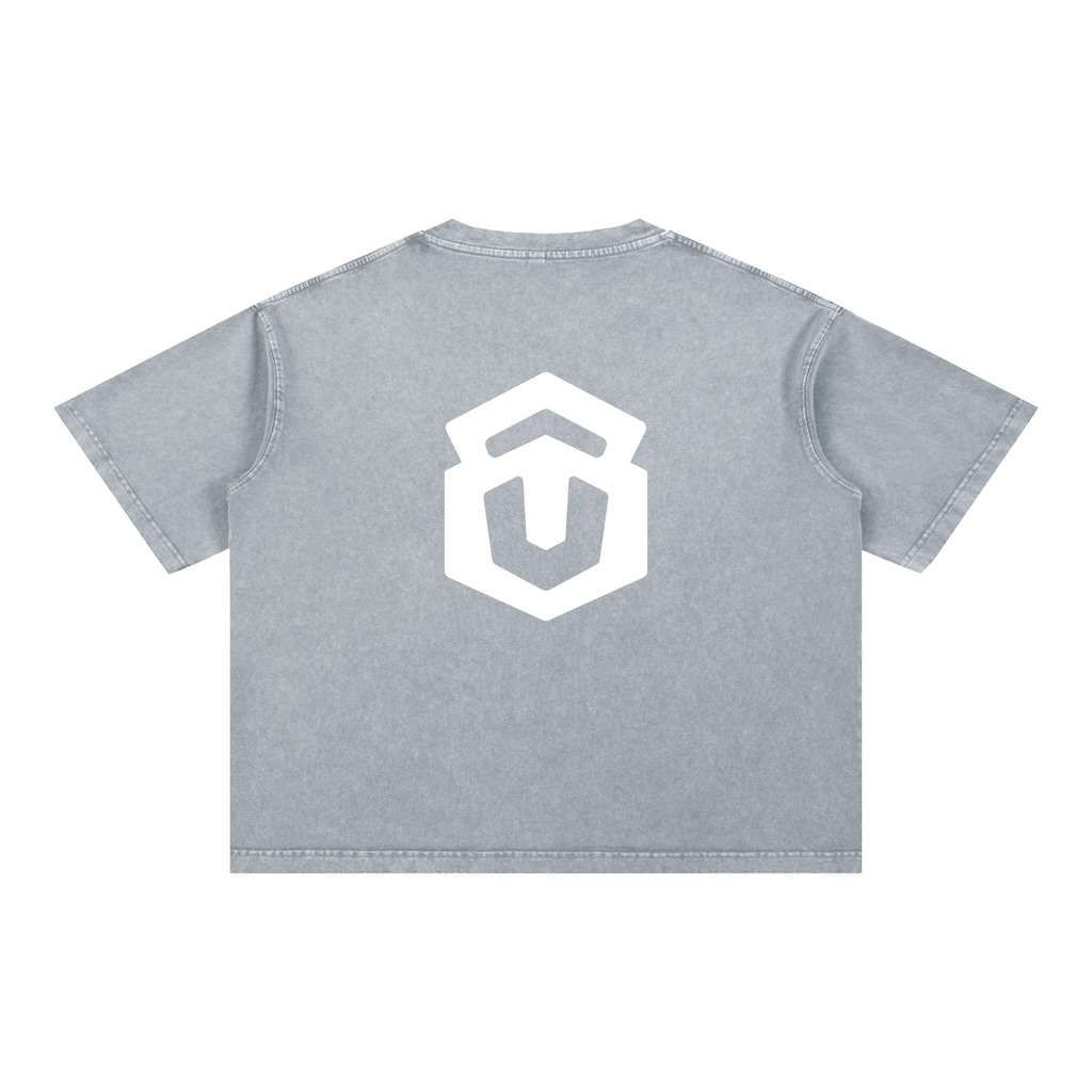Mineral Wash Boxy Cotton T-Shirt